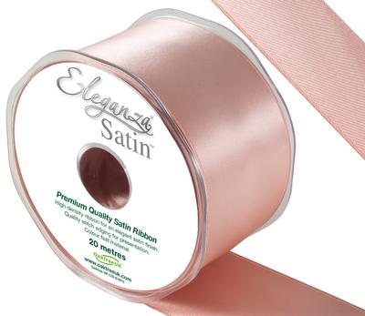 Eleganza Double Faced Satin 50mm x 20m Rose Gold No.87 - Ribbons